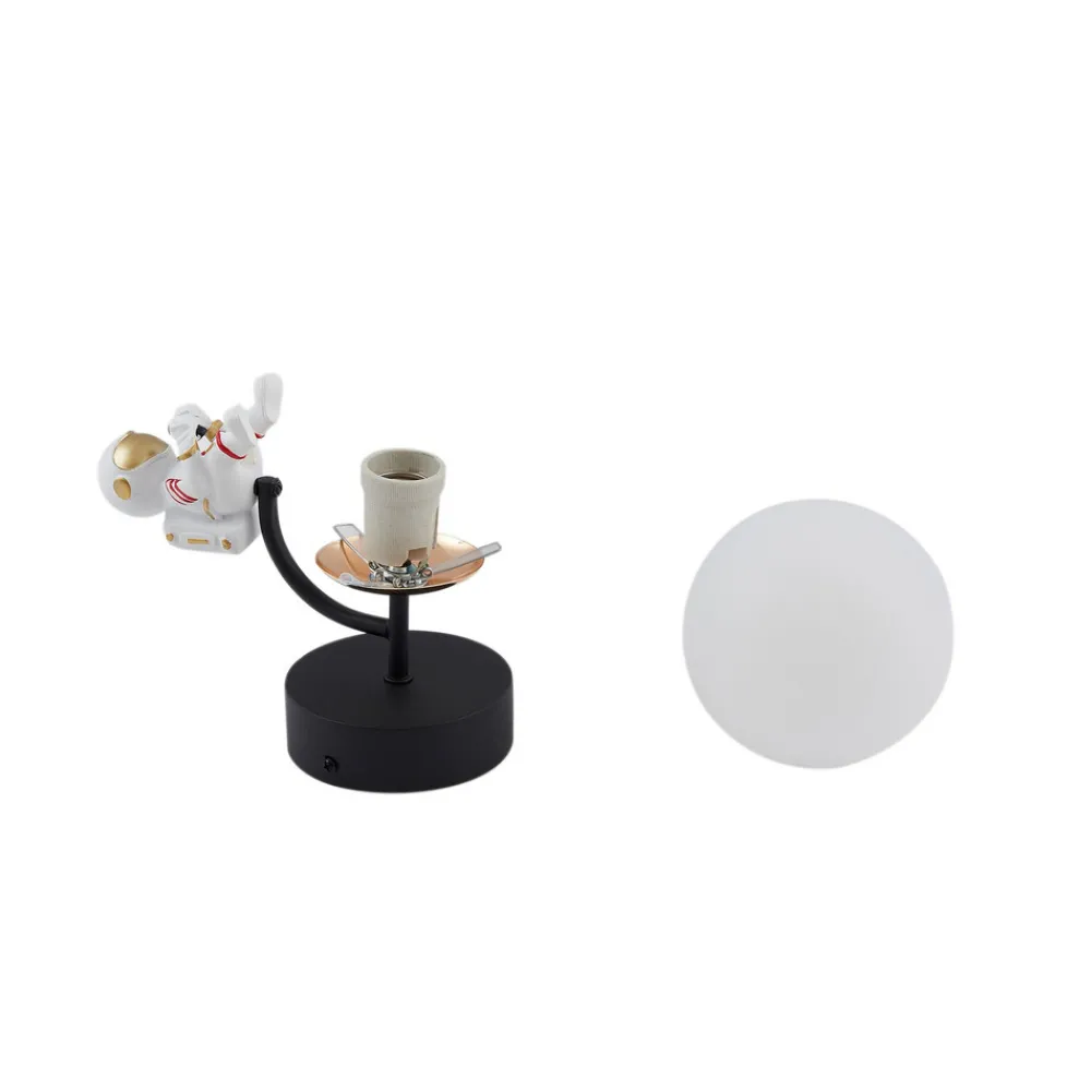 Lindby Kosmo vegglampe, plast, astronaut, 30 cm høy Clearance