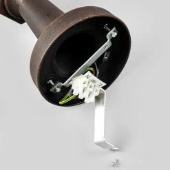 Lindby Lamina sokkellampe, 39 cm, lykt, metall, E27 Best