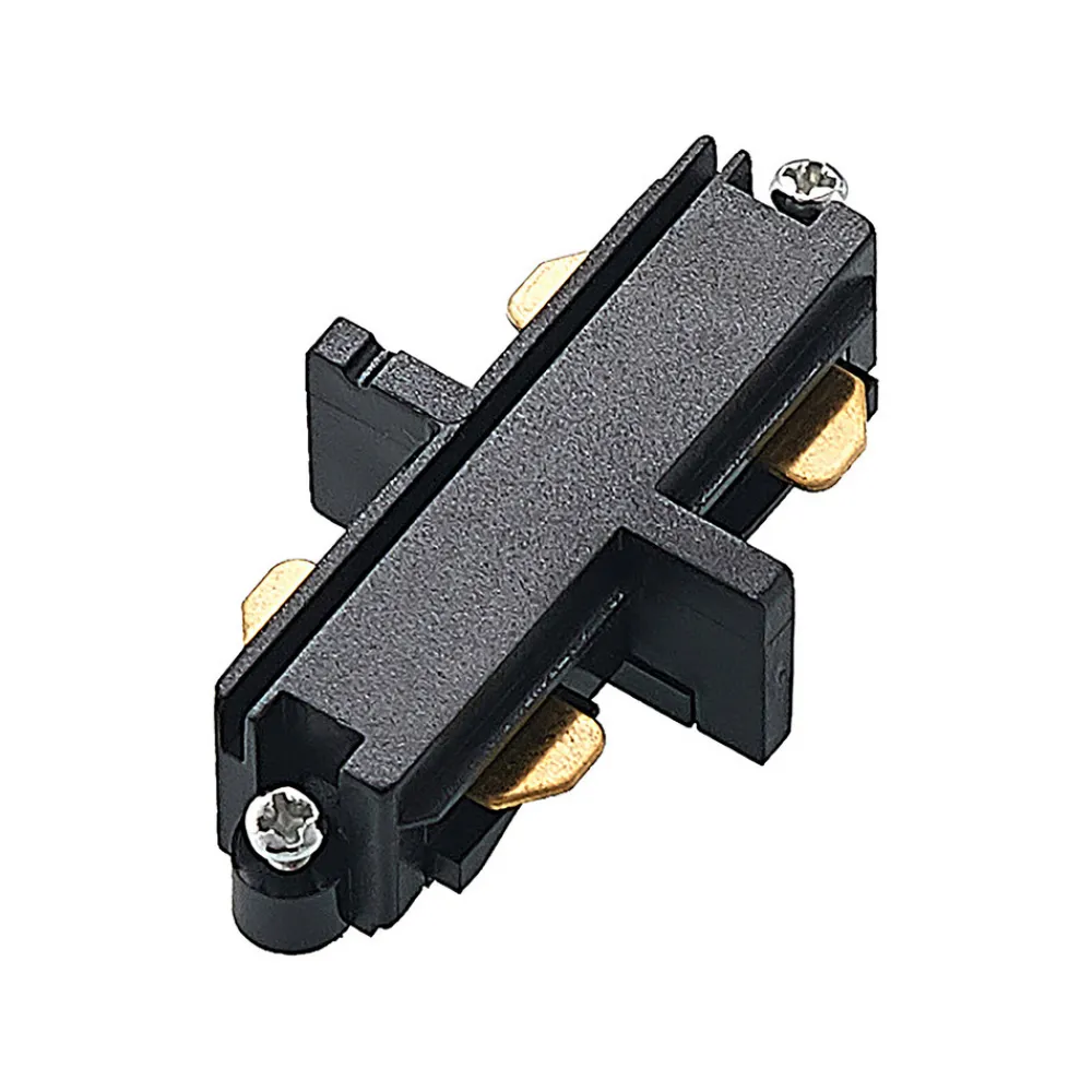 Lindby langsgående kontakt Linaro, svart, 1-fase system Discount