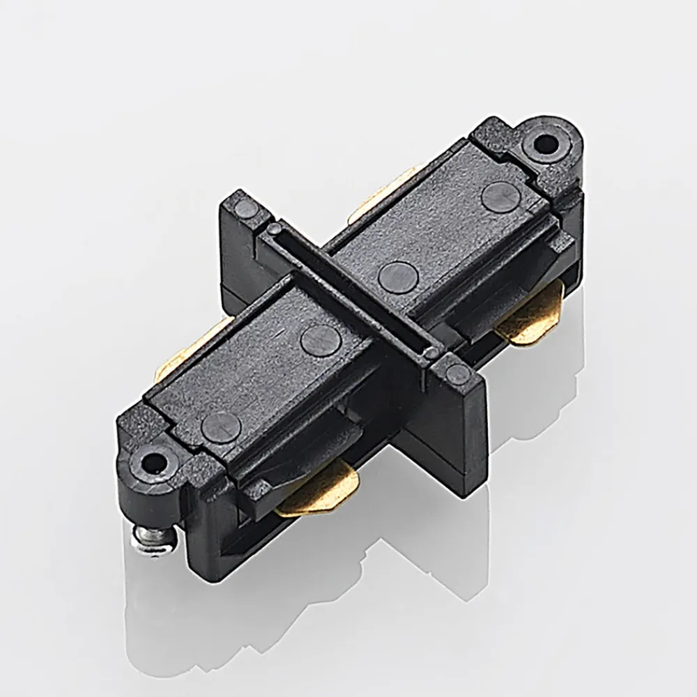 Lindby langsgående kontakt Linaro, svart, 1-fase system Discount