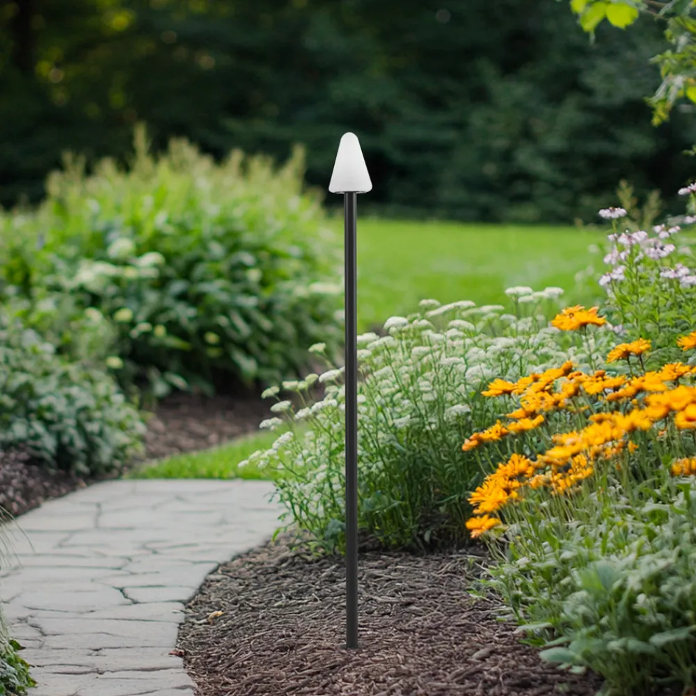 Lindby LED jordspydlys Selinda, svart, høyde 100 cm