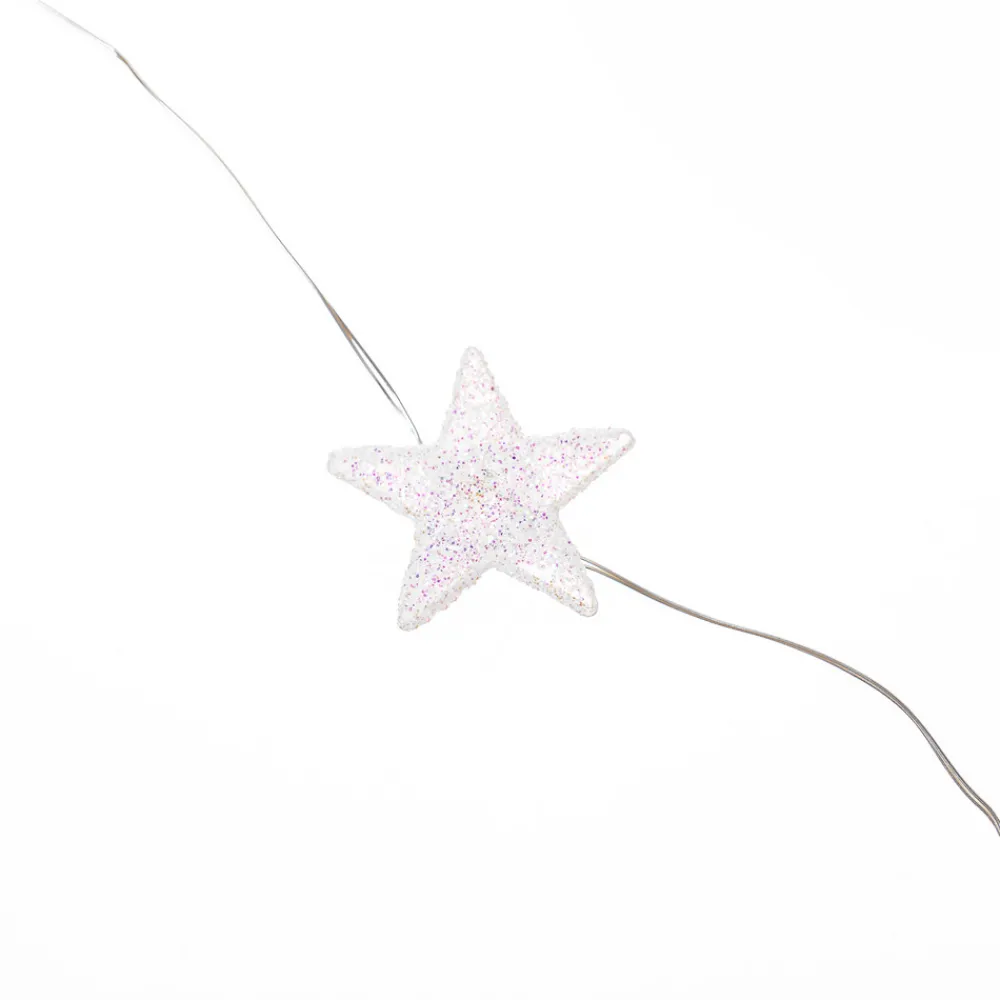 Lindby LED lyskaster Motje, stjerner, 30 lys, 320 cm, IP20 Best