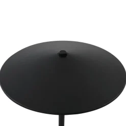 Lindby LED oppladbar bordlampe Ayva, svart, aluminium, IP44 New