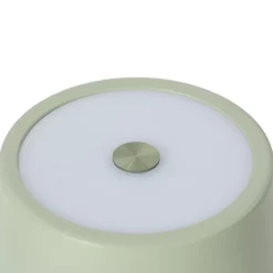 Lindby LED oppladbar bordlampe Janea CUBE, grønn, metall| Dekorasjonsbelysning|Led-Utendørs