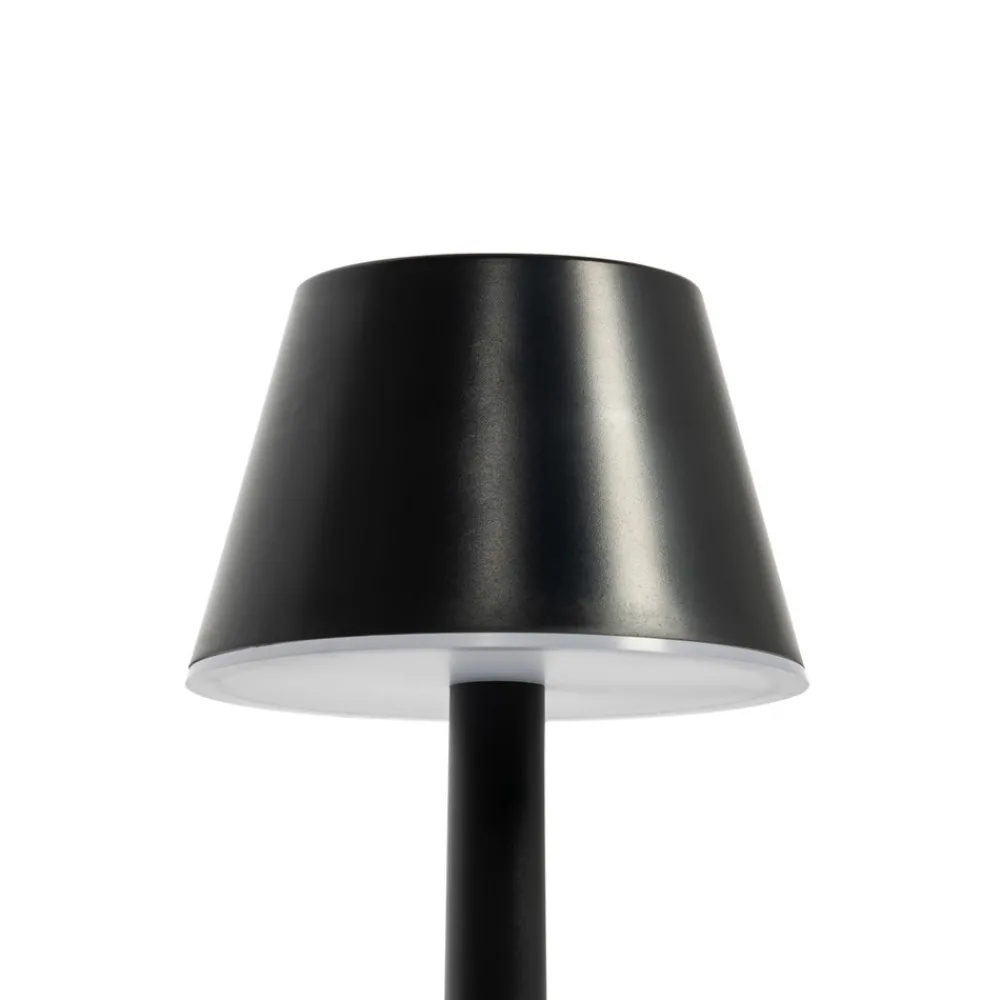 Lindby LED oppladbar lampe Gaja, svart, USB, IP44, RGBW, dimbar. Outlet