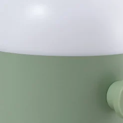 Lindby LED oppladbar utendørs bordlampe Isaline, grønn, dimbar| Dekorasjonsbelysning