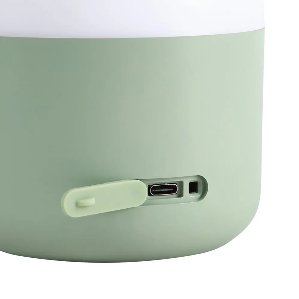 Lindby LED oppladbar utendørs bordlampe Isaline, grønn, dimbar| Dekorasjonsbelysning