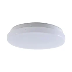 Lindby LED taklampe Kirkola, 3000 K, Ø 26 cm, hvit| Kommersiell Utebelysning|Led-Utendørs