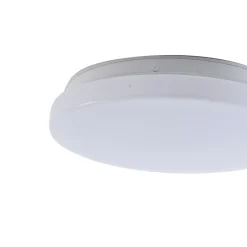 Lindby LED taklampe Kirkola, 3000 K, Ø 26 cm, hvit| Kommersiell Utebelysning|Led-Utendørs