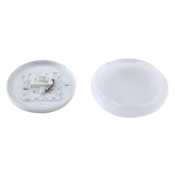 Lindby LED taklampe Kirkola, 3000 K, Ø 26 cm, hvit| Kommersiell Utebelysning|Led-Utendørs