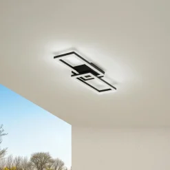 Lindby LED utendørs taklampe Finian, 64 cm x 21 cm, CCT-dimbar Clearance