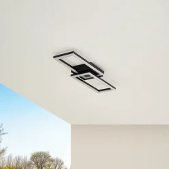 Lindby LED utendørs taklampe Finian, 64 cm x 21 cm, CCT-dimbar Clearance