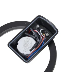 Lindby LED utendørs taklampe Finian, Ø 22 cm, CCT, dimbar