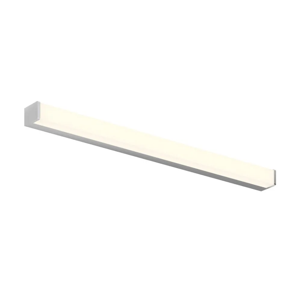 Lindby LED-baderomslampe Klea, 90 cm, krom, metall, IP44| Vegglamper