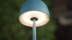 Lindby LED-bordlampe Arietty, blå, dimbar, IP65| Dekorasjonsbelysning|Led-Utendørs