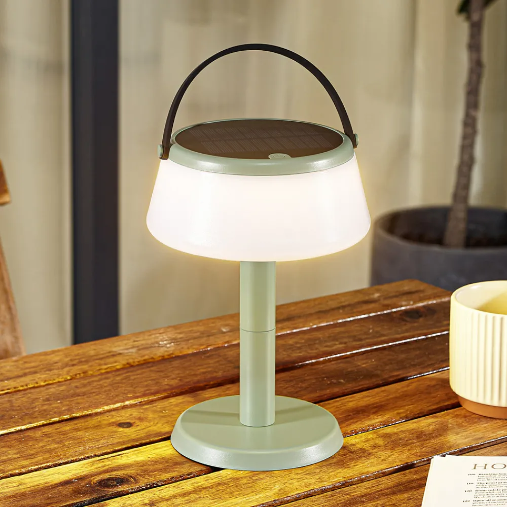 Lindby LED-bordlampe Mikkel, grønn, dimbar Sale