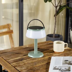 Lindby LED-bordlampe Mikkel, grønn, dimbar Sale