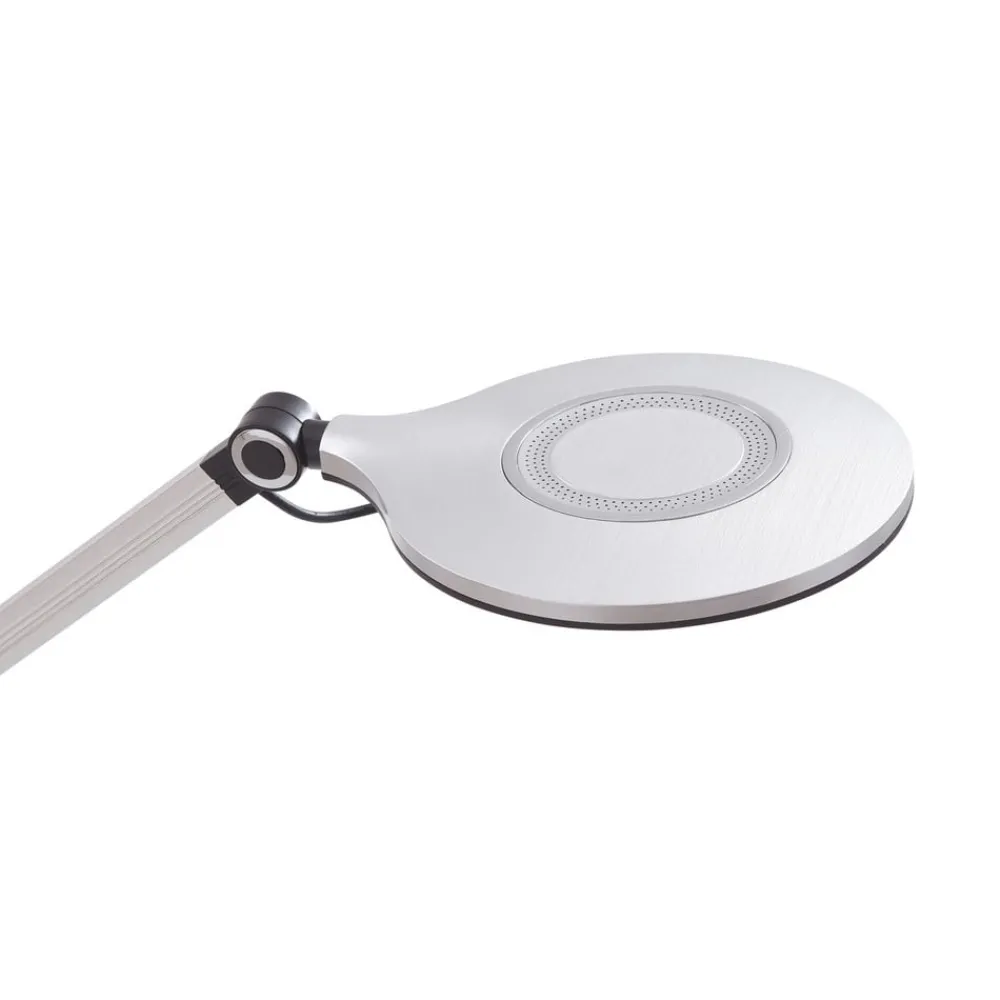 Lindby LED-bordlampe Nyxaris, sølv, metall, CCT, 50 cm| Kontorbelysning|Led-Innendørs