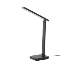 Lindby LED-bordlampe Rylas, svart, USB, CCT Online