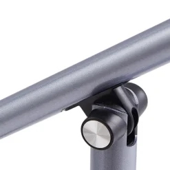 Lindby LED-bordlampe Thies, grå, ABS, høyde 78 cm, dimbar| Kontorbelysning