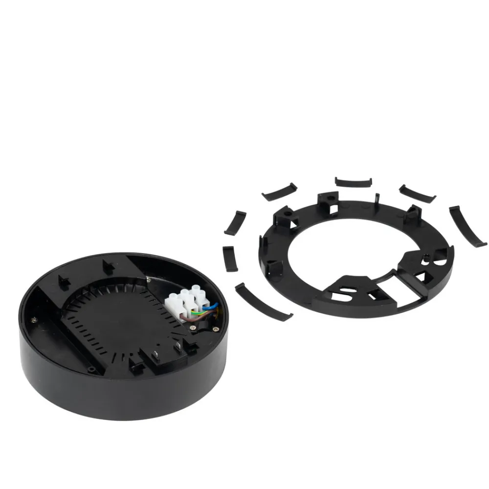 Lindby LED-driver Lumaro, svart, Ø 13 cm, 100W Clearance