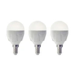 Lindby LED-dråpepære, E14, 4,9W, 3000 K, 470 lm, sett med 3 stk| E14 Pærer