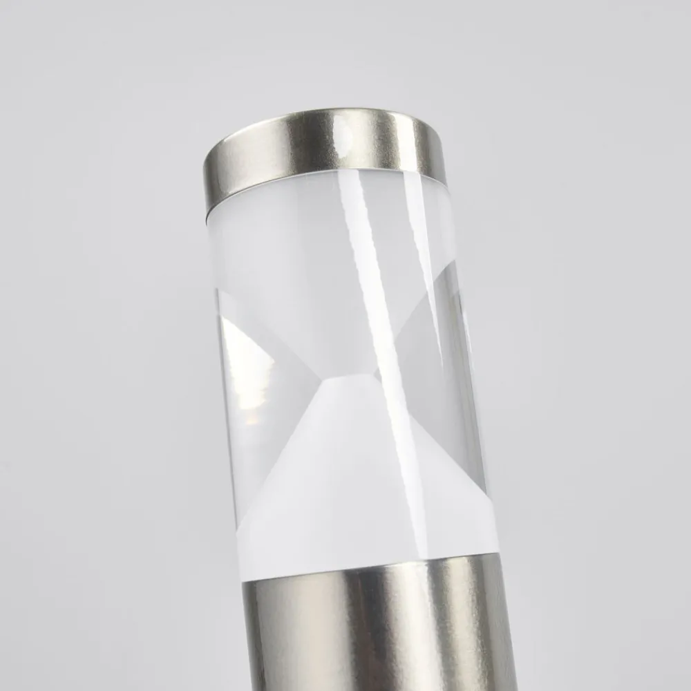 Lindby LED-gatelampe Fabrizio, høyde 56 cm, stål Hot