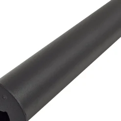 Lindby LED-gatelampe Luzian, høyde 120 cm, svart, jordspyd New