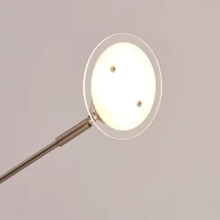 Lindby LED-gulvlampe Anea, 168 cm, 3 lyskilder, nikkelfarget Hot