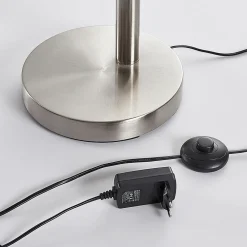 Lindby LED-gulvlampe Anea, 168 cm, 3 lyskilder, nikkelfarget Hot