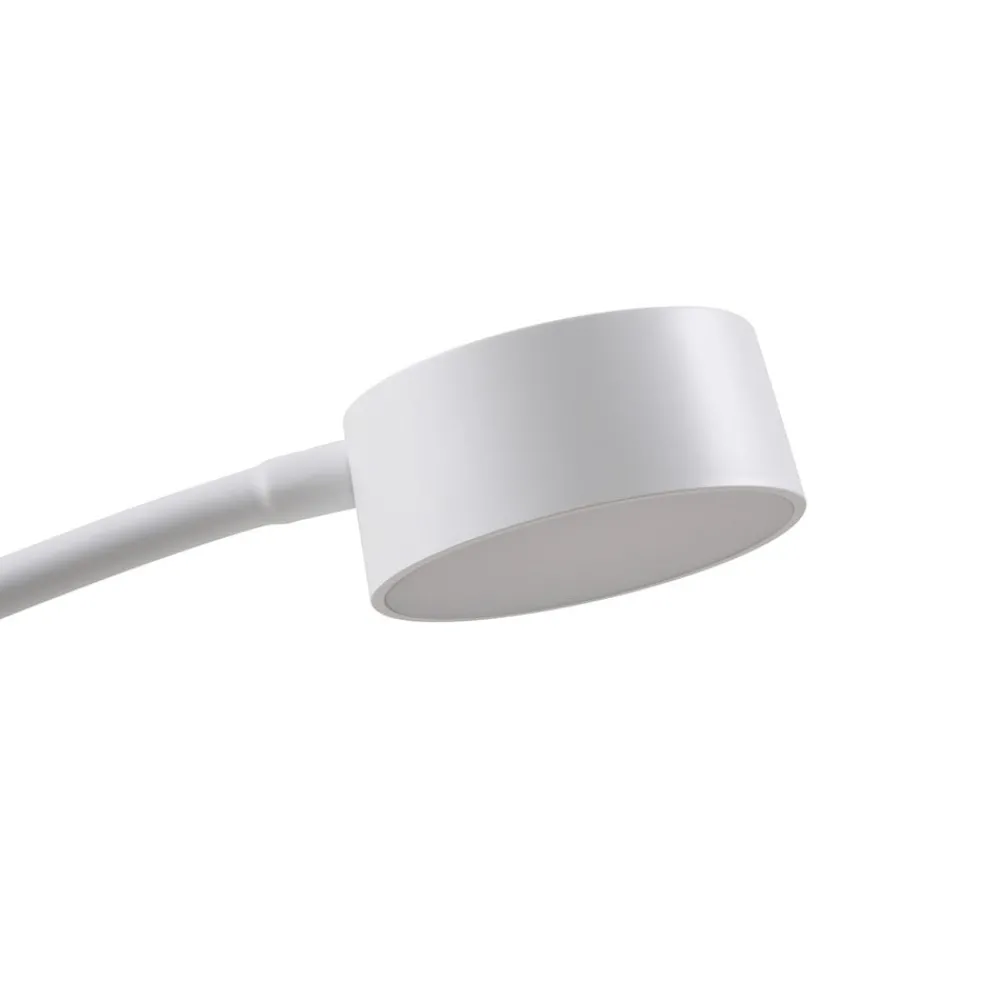 Lindby LED-gulvlampe Maori, hvit, metall, CCT, dimbar| Kontorbelysning|Led-Innendørs