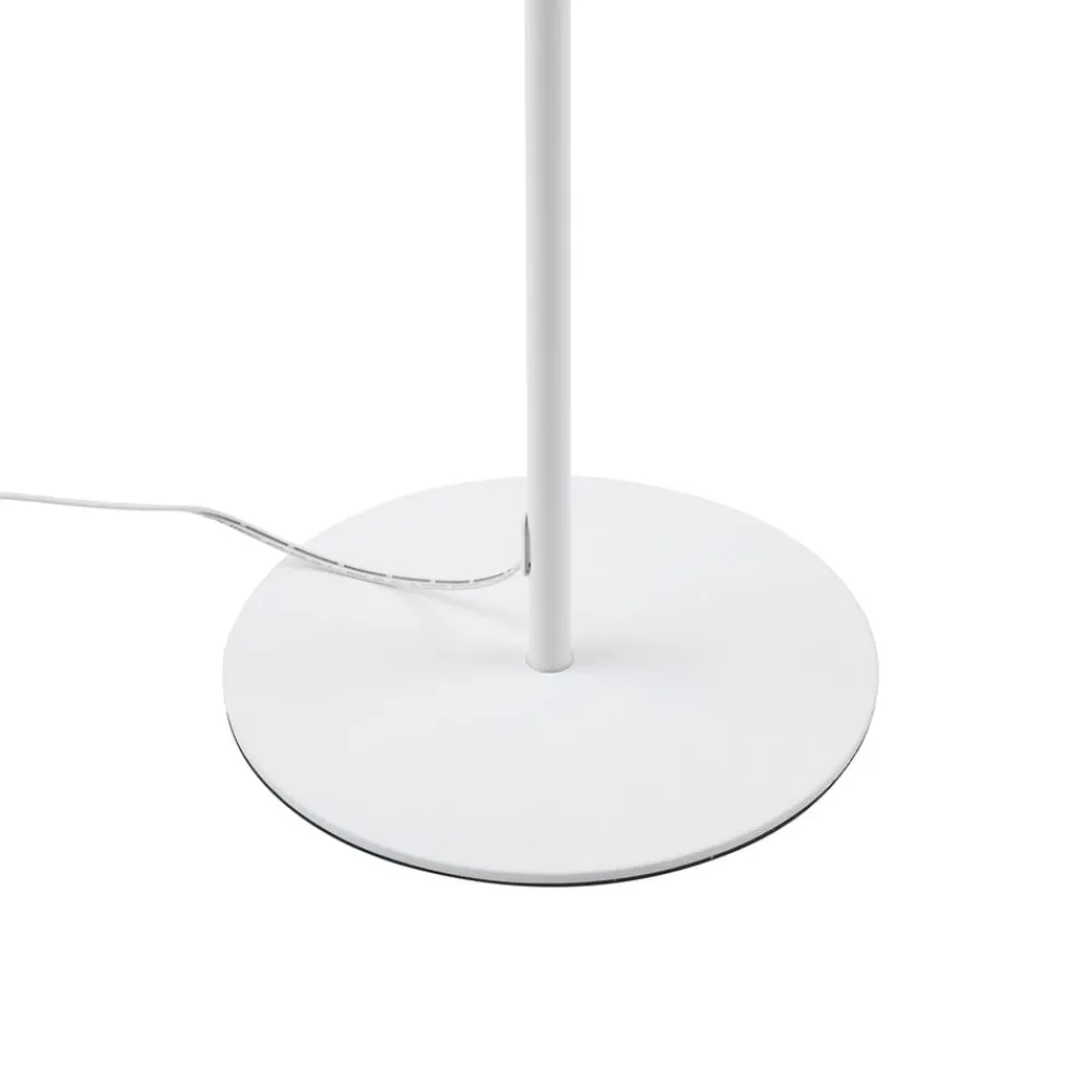 Lindby LED-gulvlampe Maori, hvit, metall, CCT, dimbar| Kontorbelysning|Led-Innendørs