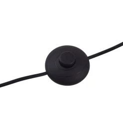 Lindby LED-gulvlampe Norvind, svart, metall, 1 lyskilde| Led-Innendørs|Gulvlamper