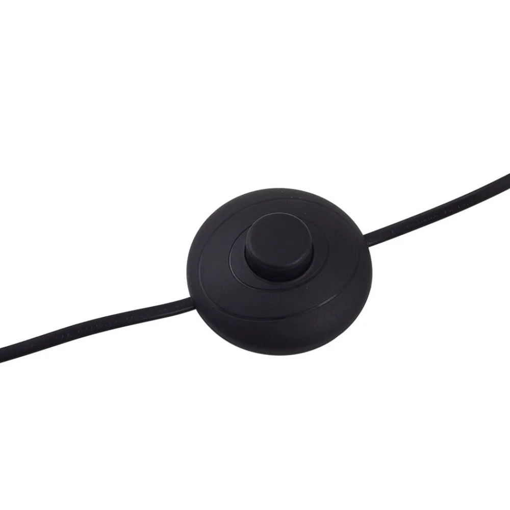 Lindby LED-gulvlampe Norvind, svart, metall, 1 lyskilde| Led-Innendørs|Gulvlamper