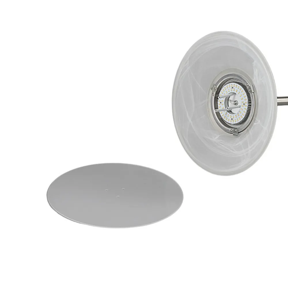 Lindby LED-gulvlampe Ragna, nikkel, metall, dimbar| Led-Innendørs|Gulvlamper