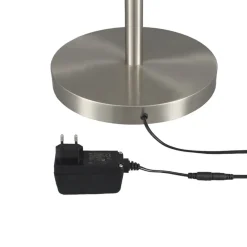 Lindby LED-gulvlampe Ragna, nikkel, metall, dimbar| Led-Innendørs|Gulvlamper