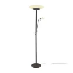 Lindby LED-gulvlampe Ragna, leselampe, svart, dimbar Sale