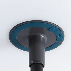 Lindby LED-gulvlampe Samine, svart, metall, dimbar