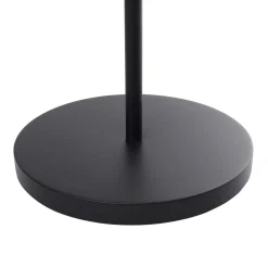 Lindby LED-gulvlampe Samine, svart, metall, dimbar