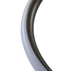 Lindby LED-gulvlampe Spiraali, grå, tre, høyde 133 cm| Gulvlamper