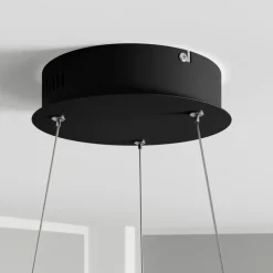 Lindby LED-hengelampe Davian, messingfarget, 49 cm, dimbar| Design- Og Hotellbelysning|Led-Innendørs