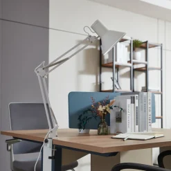 Lindby LED-klemmelampe Undra, hvit, metall, justerbar Best