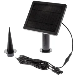 Lindby LED-lampe med jordspyd Malida, sett med 3, svart| Kommersiell Utebelysning|Led-Utendørs