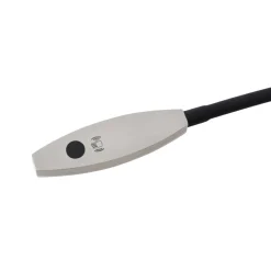 Lindby LED-leselampe Flexola, nikkel, rund, metall, plugg Outlet