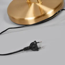 Lindby LED-leselampe Josefin, messing, leselampe, dimbar| Gulvlamper