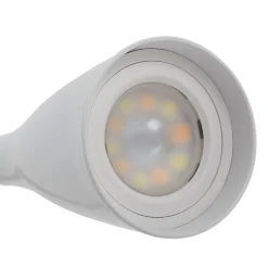 Lindby LED-leselampe Zayna, hvit, plast, dimbar| Led-Innendørs|Vegglamper