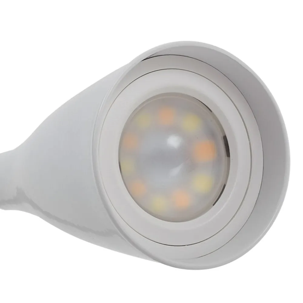 Lindby LED-leselampe Zayna, hvit, plast, dimbar| Led-Innendørs|Vegglamper