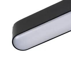 Lindby LED-list 48 V Lumaro, svart,5W,plast,dimbar| Skinnesystem