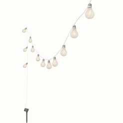 Lindby LED-lyslenke Lampini, 200 cm, svart, IP44| Dekorasjonsbelysning|Terrassebelysning