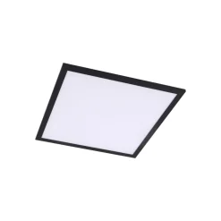 Lindby LED-panel Enhife, svart, 40 x 40 cm, metall, 4 000K| Butikkbelysning|Led-Innendørs